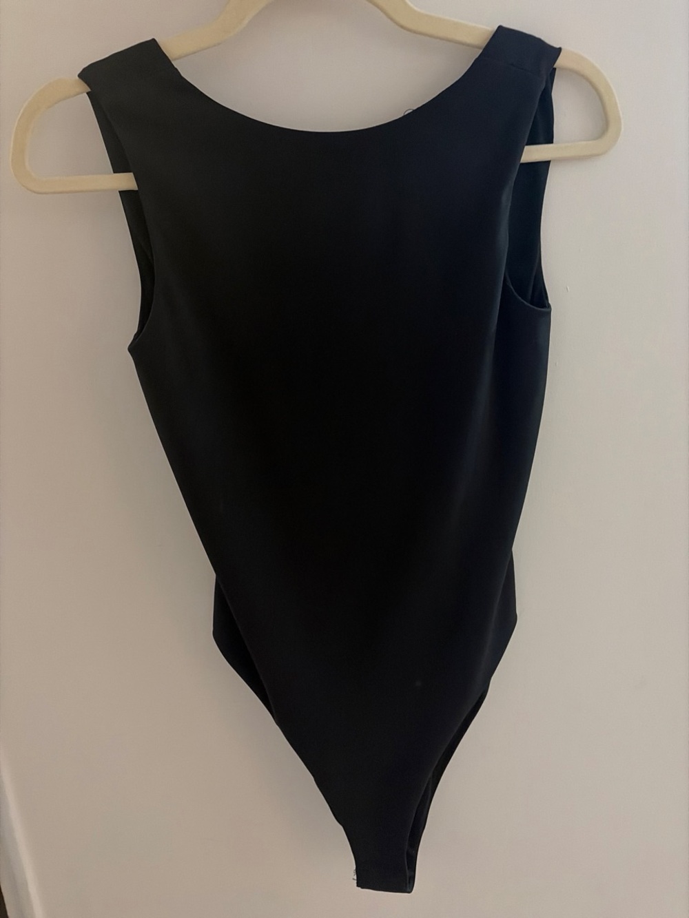 Commense Black low back Bodysuit